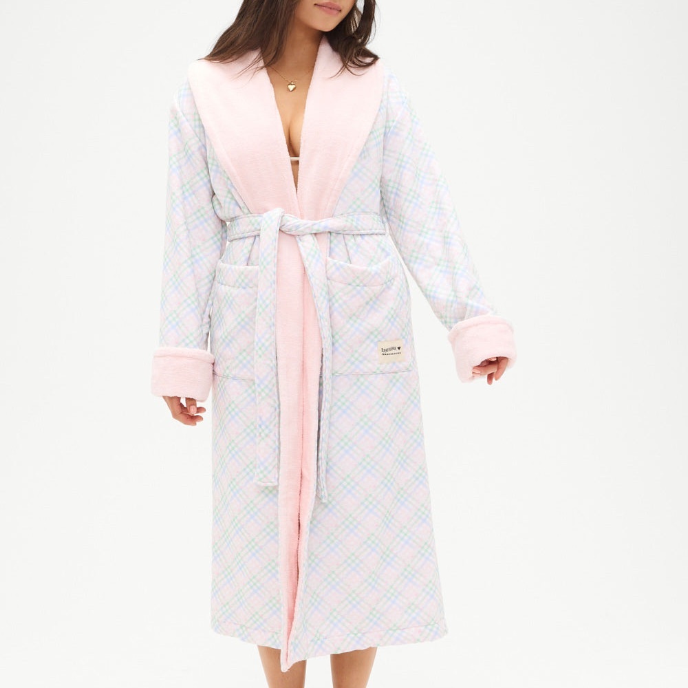 NWT Djerf x Frankie’s Bikinis Robe M/L cottage meadow